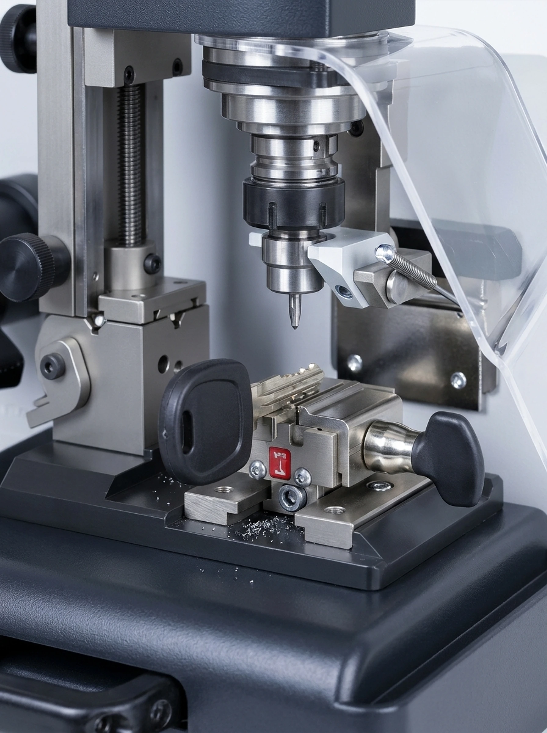 Autosleutel frezen met computergestuurde CNC sleutelmachine bij Lockit
